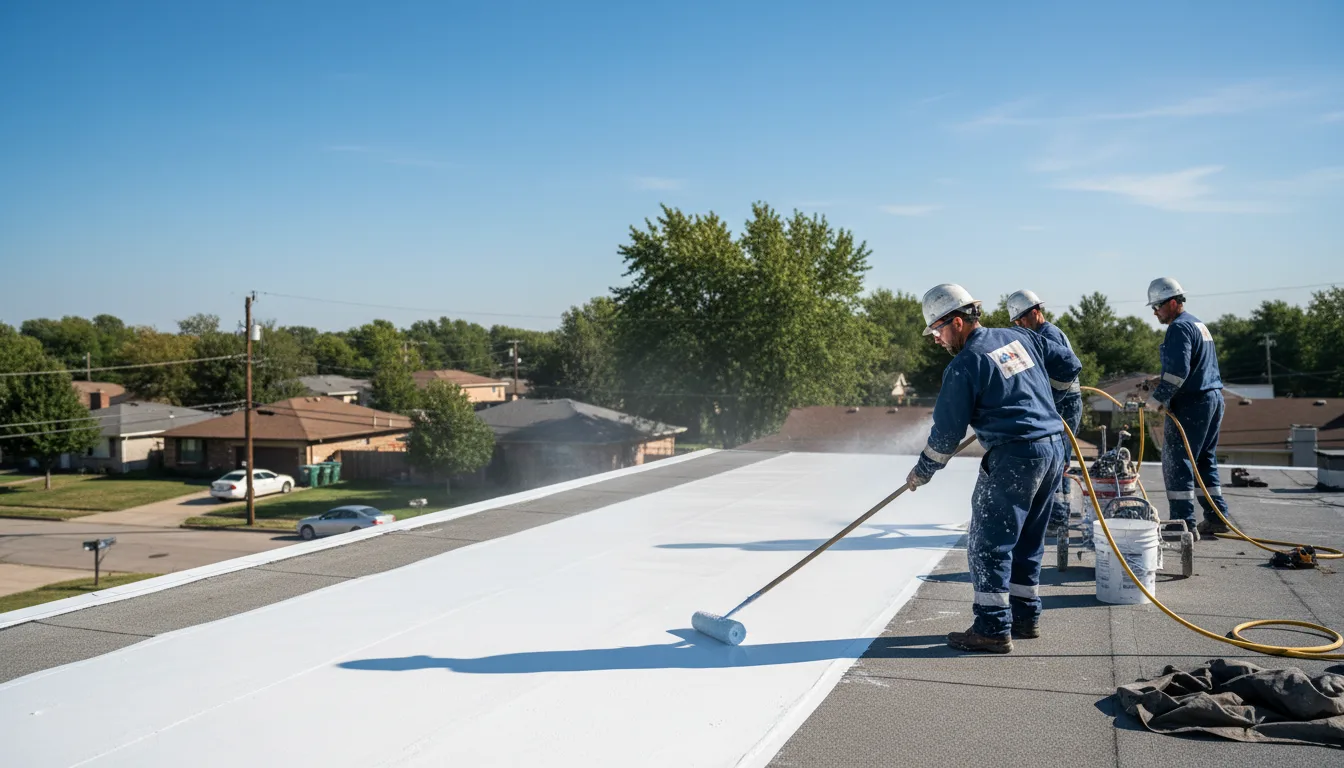 Commercial roof coating in Pontiac, MO near me